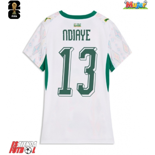 Senegal Iliman Ndiaye #13 Primera Equipación Mujer Mundial 2026 Manga Corta